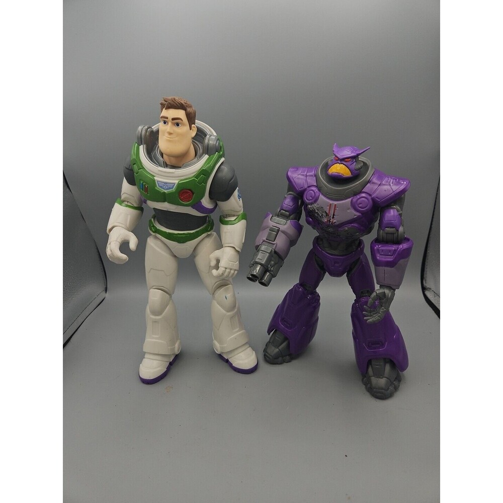 Disney Pixar 2022 Movie ZURG  Jumbo Action Figure & Lightyear Space Ranger Lot 2